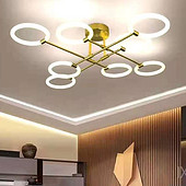 Bedroom living room LED iron acrylic ceiling light