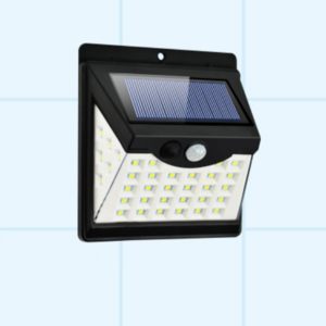Outdoor IP65 waterproof highlight ABS solar body sensor wall lamp
