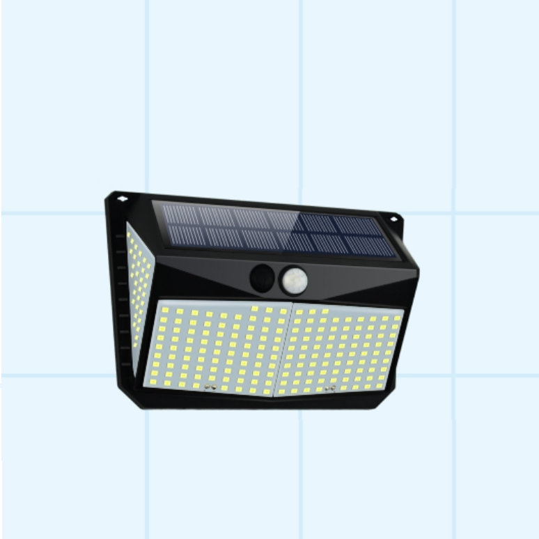 Outdoor black IP65 waterproof highlight ABS outdoor wall lamp