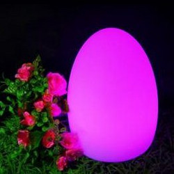 Goose Eggs Purplish Red Landscape Lamp