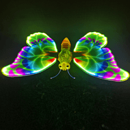 Outdoor park lawn LED dynamic butterfly landscape light