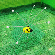 LED outdoor dynamic plug - in ground light ladybird firefly lamp
