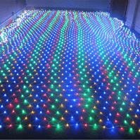 Outdoor waterproof lawn decorated Christmas lattice LED fishing net lights