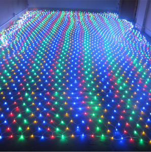 Outdoor waterproof lawn decorated Christmas lattice LED fishing net lights
