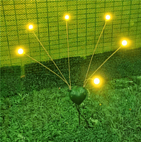 Outdoor Lawn Park Glowing Firefly LED Landscape Lamp