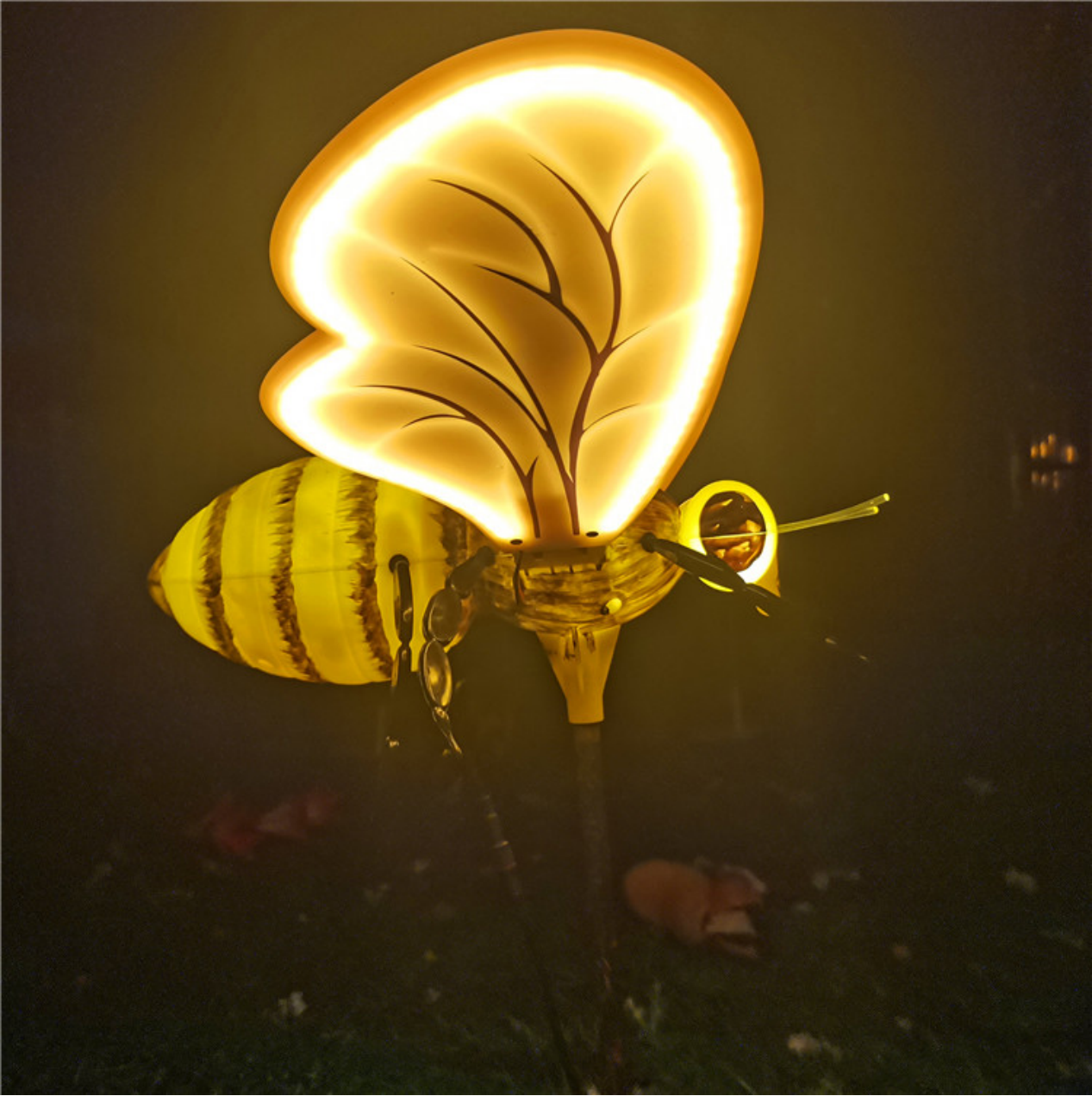 Park square project lighting decoration LED dynamic bee modeling lamp