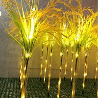 Outdoor waterproof decoration inserts the ground to imitate the wheat light landscape lamp