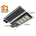 Highlight LED solar lamp head for outdoor road lighting