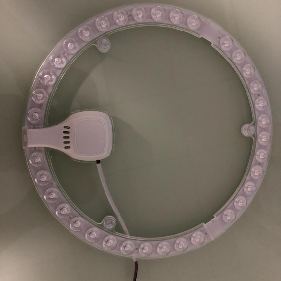 Indoor bright LED round white light source module