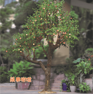 Outdoor landscape garden lighting project LED apple tree lamp