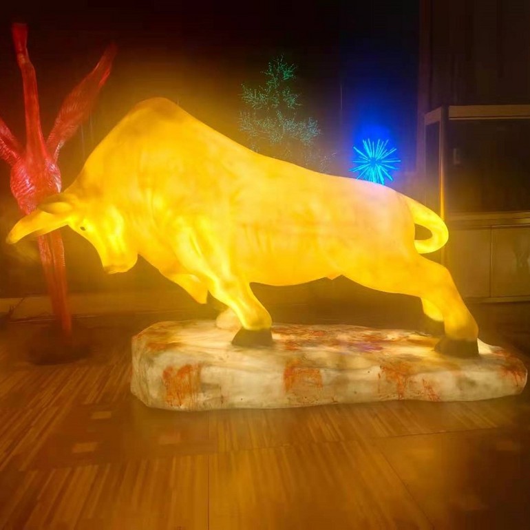 Outdoor garden lighting project LED cattle landscape lamp