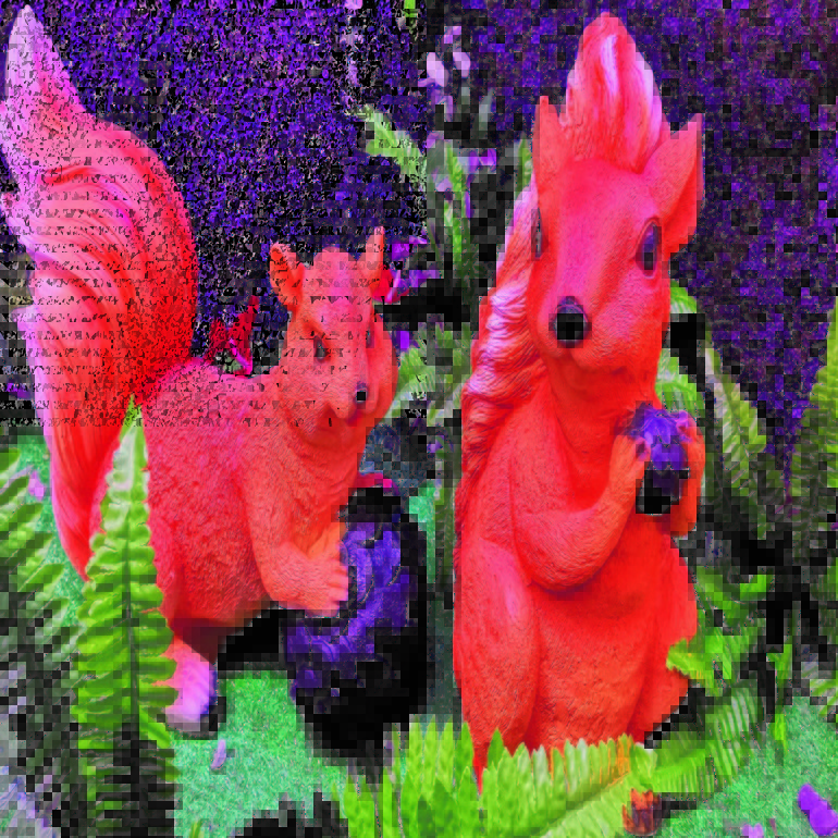 Outdoor bright garden courtyard lighting LED squirrel lights