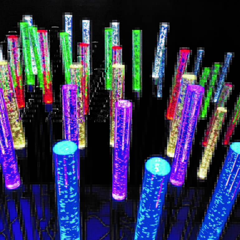 Outdoor LED waterproof socket ground luminous reed landscape lamp