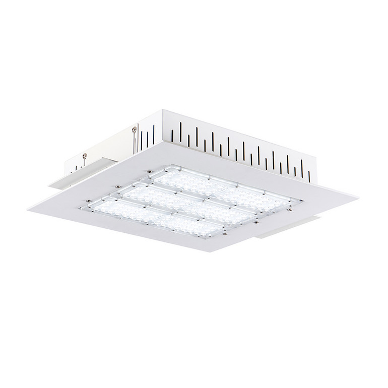Embedded explosion-proof highlighting gas station lamp