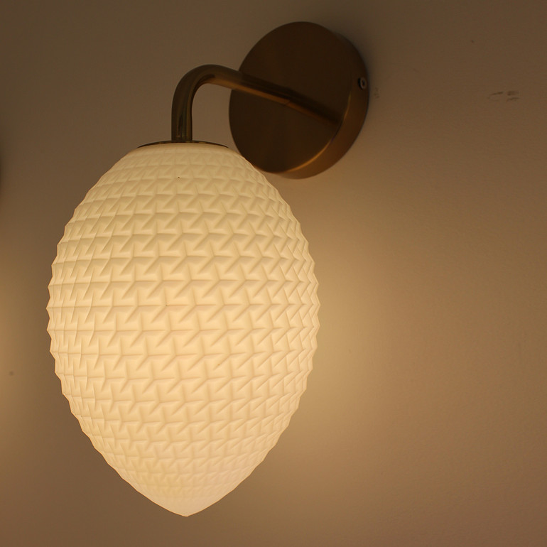 Creative simple indoor lighting living room bedroom olive intelligent wall lamp