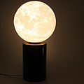 Creative bedroom bed 3D-printed moon LED lamp