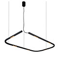 Nordic minimalist indoor gym living room LED chandelier