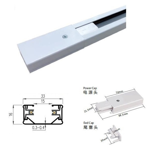 Small Square Copper Clad Aluminum Round Track Bar