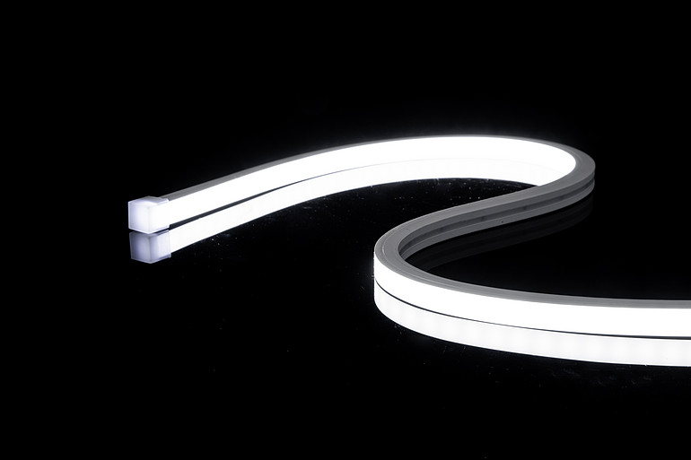 Low-voltage LED silicone flexible rainproof suit embedded soft strip