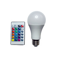 LED energy-saving white background remote control screw socket household low-power light bulb