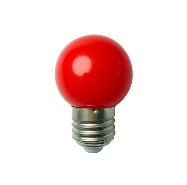 LED energy-saving red bottom remote control screw port home low-power colorful lights