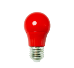 Red LED Red Lantern Screw Mount Low Power Color Bulb