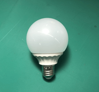 White round LED screw bayonet low power color light bulb