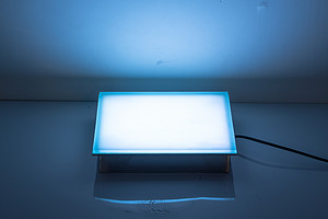 LED square luminous gravity human body induction embedded floor tile lamp