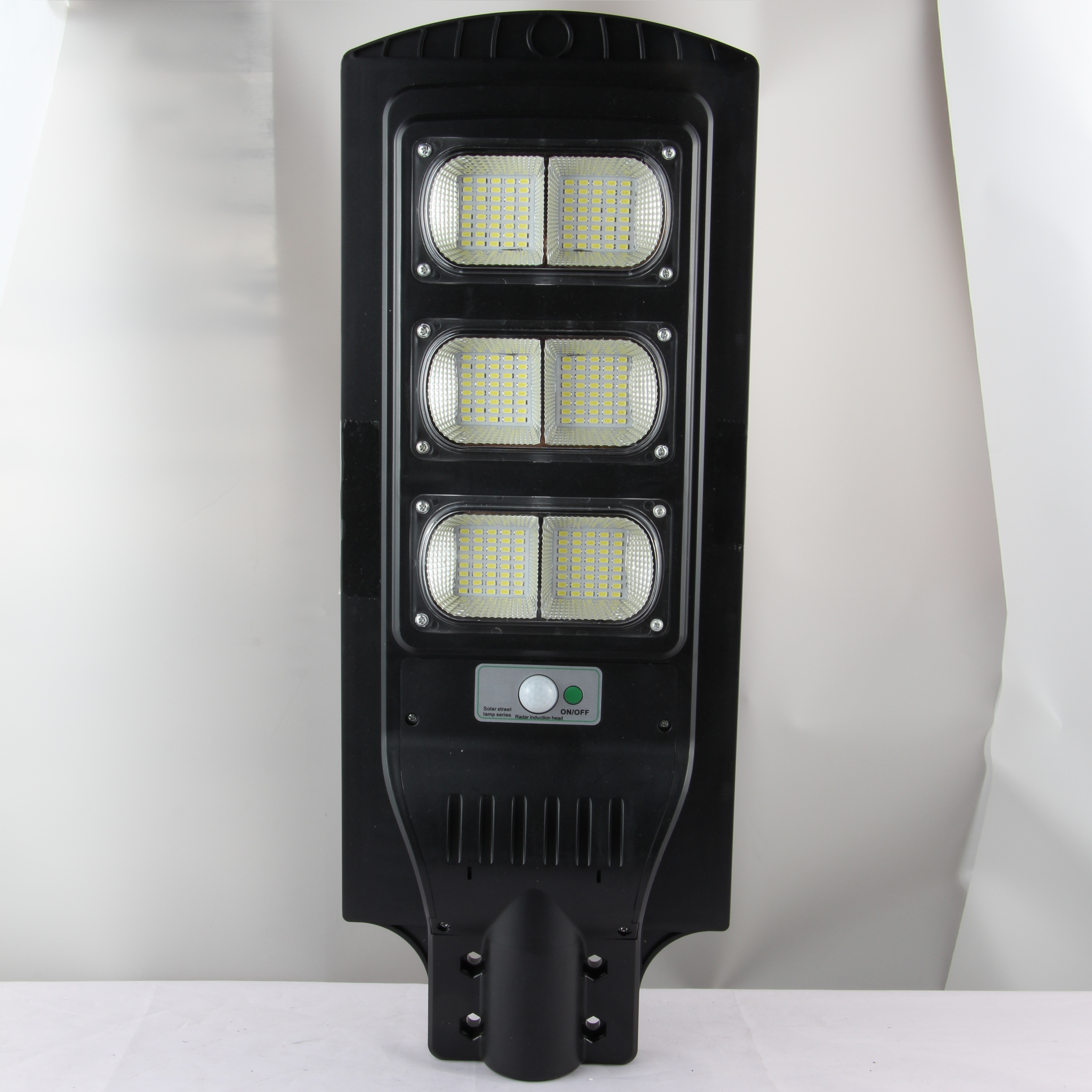 Outdoor bright energy-saving LED king style double cup street lamp head