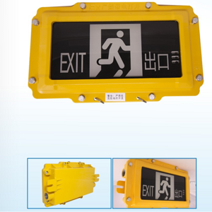 IP65 waterproof fire emergency sign lamp for outdoor construction site