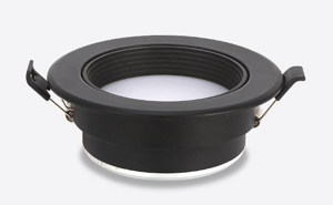 Black ceiling anti-glare LED embedded dimmable downlight