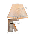 Plain hemp lampshade linen shell fabric lampshade creative wall lamp