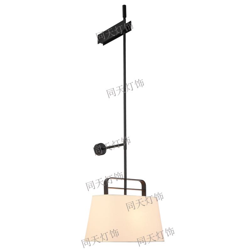 Black simple fashion color matching multifunctional creative floor lamp