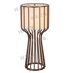 Hollow vase-shaped lampshade simple fashion creative floor lamp