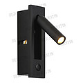 Black warm light hidden simple fashion color matching creative wall lamp