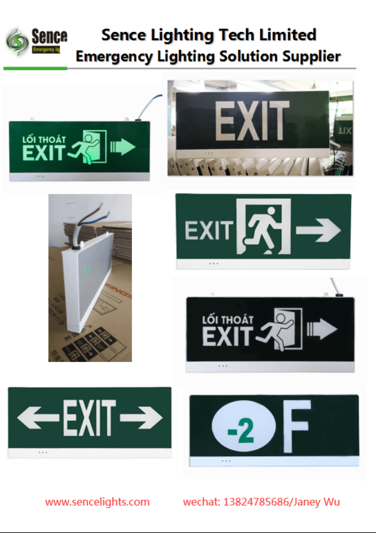 exit sign light- Fire emergency evacuation light