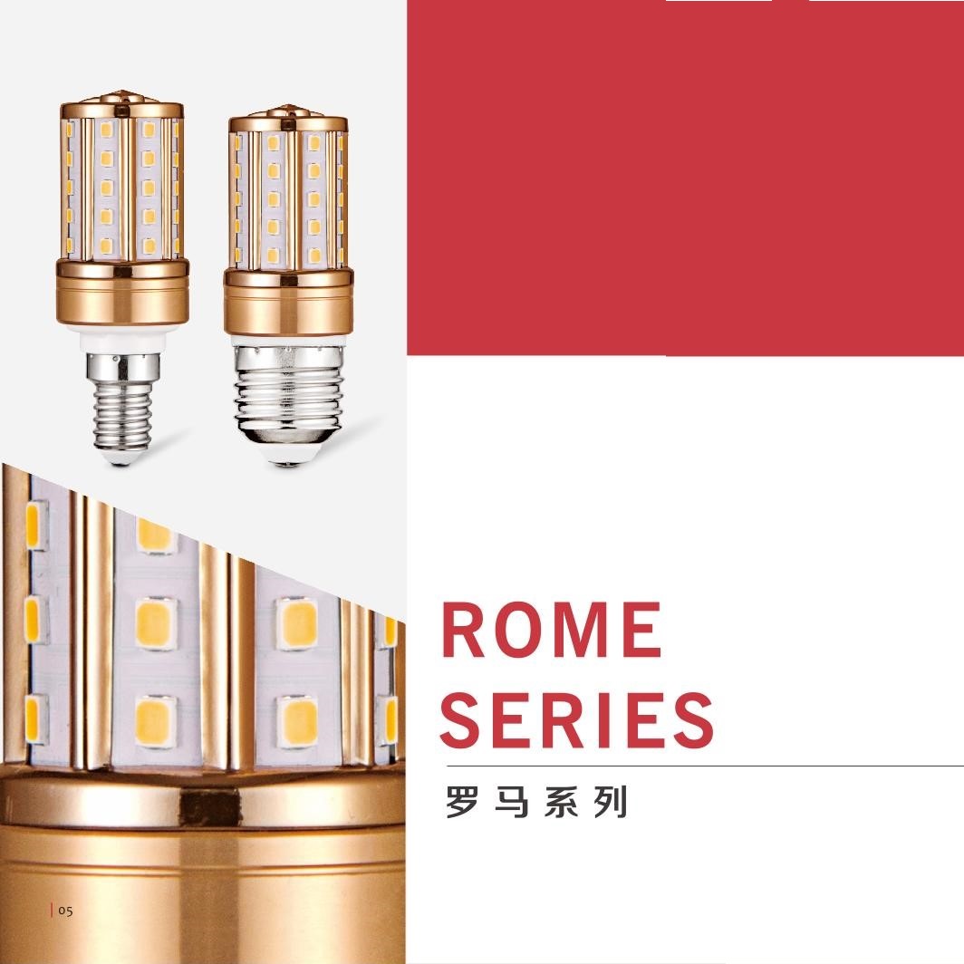 Rome Series G1/7W Indoor high light LED Candle Bulb Lamp