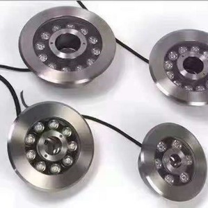 Outdoor park villa RGB lawn landscape circular LED buried lights