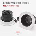 COB Embedded living room home hotel engineering adjustable wall wash down light