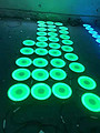 LED round luminous green outdoor square underground light