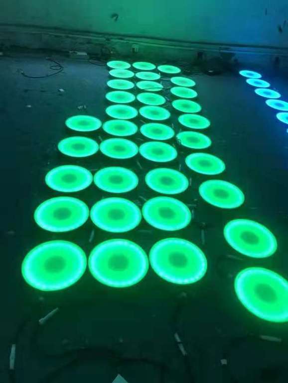 LED round luminous green outdoor square underground light