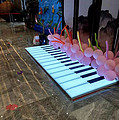 LED piano gravity human body induction outdoor waterproof underground light