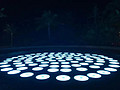 LED round luminous floor tile induction outdoor waterproof underground light