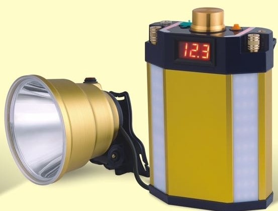 Yellow light portable belt type white light waist battery pack searchlight