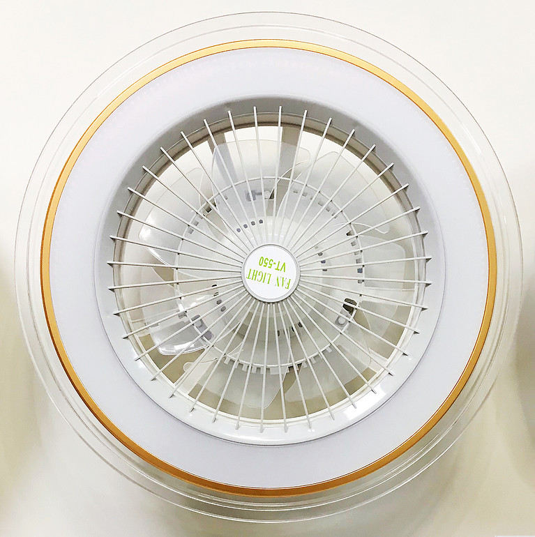 Indoor living room bedroom high light energy saving adjustable fan lamp