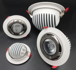 LED white recessed ceiling downlight