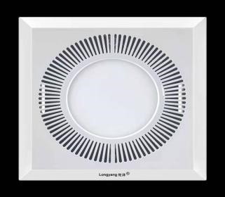 Round air outlet integrated ceiling bedroom dining fan lamp