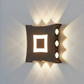 LED box type hole light fashion simple and innovative outdoor wall lamp