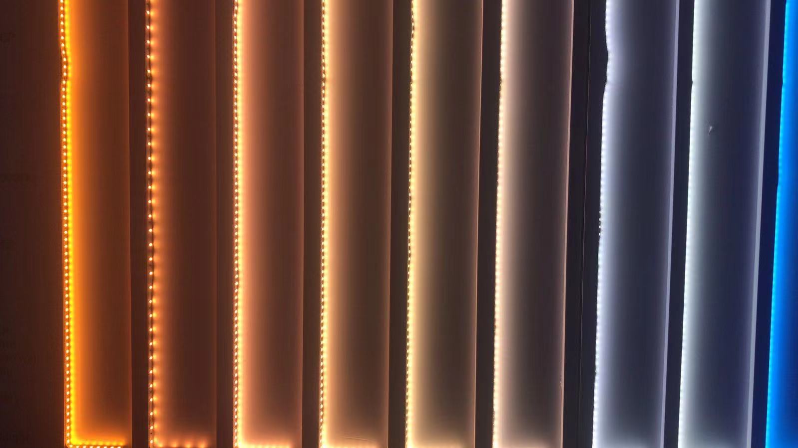 LED colorful and super bright booth, exhibition hall, showcase soft light bar