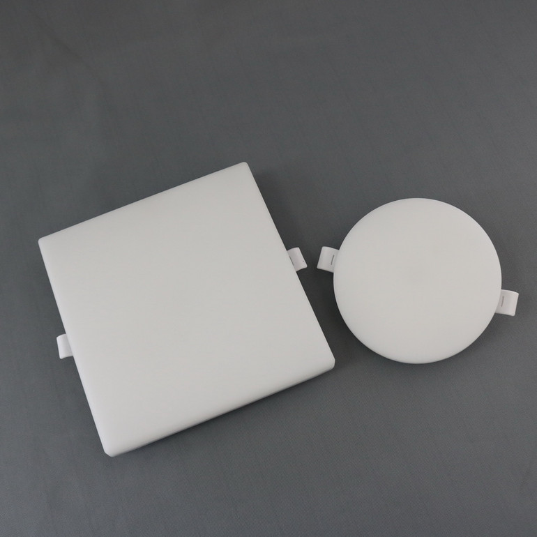 Round square panel light